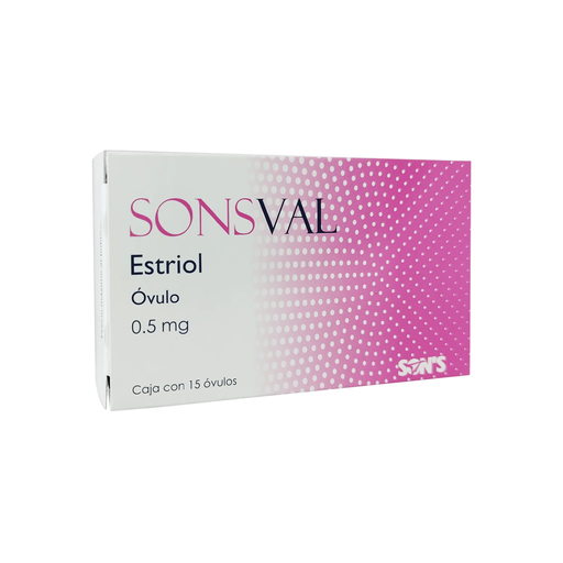 SONSVAL ESTRIOL 0.5 mg 15 Óvulos