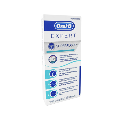 HILO DENTAL ORAL-B EXPERT SUPER FLOSS 50pz