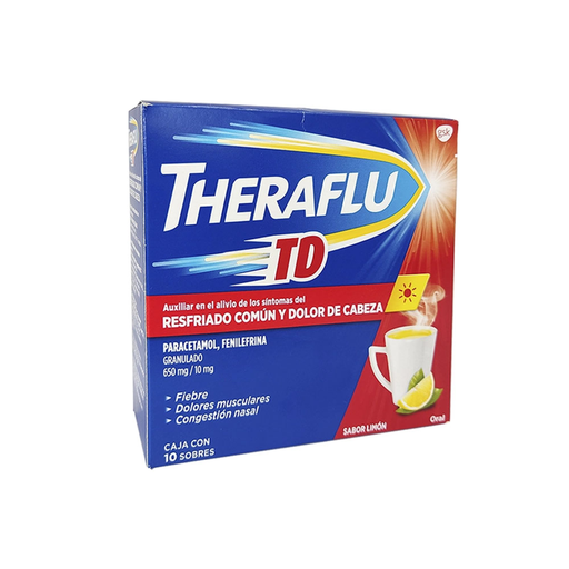 THERAFLU 650/10 mg 10 Sobre(s)