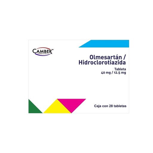 OLMESARTAN / HIDROCLOROTIAZIDA 40/12.5 mg 28 Tableta(s)