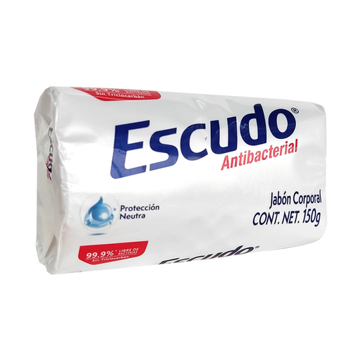 JABON ESCUDO BLANCO PROTECCION NEUTRO 150 G - 1 Pieza