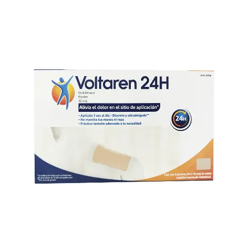 VOLTAREN 24H PARCHES 30 mg 5 Parche
