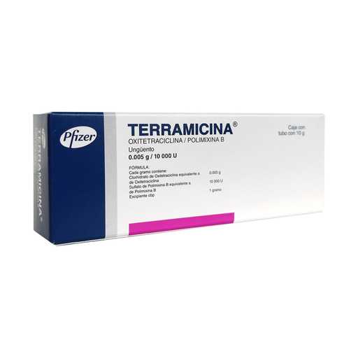 TERRAMICINA 0.005 g/10000U 10 Gramos
