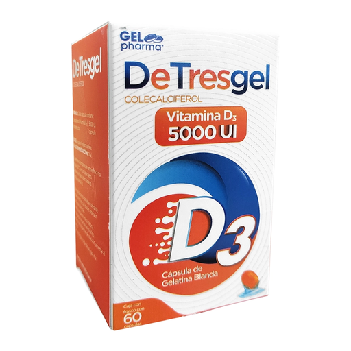 DETRESGEL 5000IU 60 Cápsula(s)