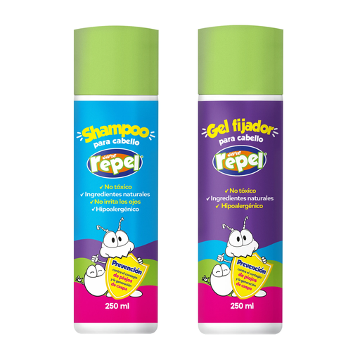 KIT ANTI PIOJOS SURE REPEL 1 SHAMPOO Y 1GEL