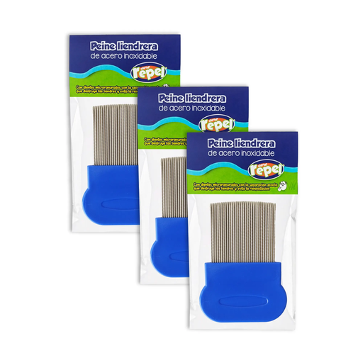 PEINE LIENDRERO SURE REPEL PACK 3 PEINES 