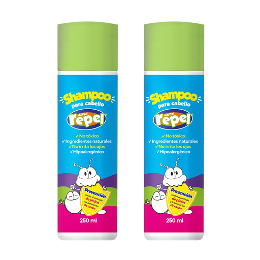 PACK ATIPIOJOS SURE REPEL 2 SHAMPOO 