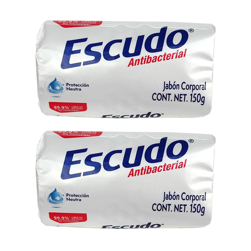 JABON ESCUDO NEUTRO DOS PZS DE 150 GR C/U - 2 Piezas