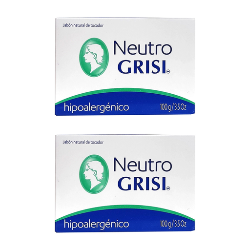 JABON GRISI NEUTRO 100g PACK 2pz 