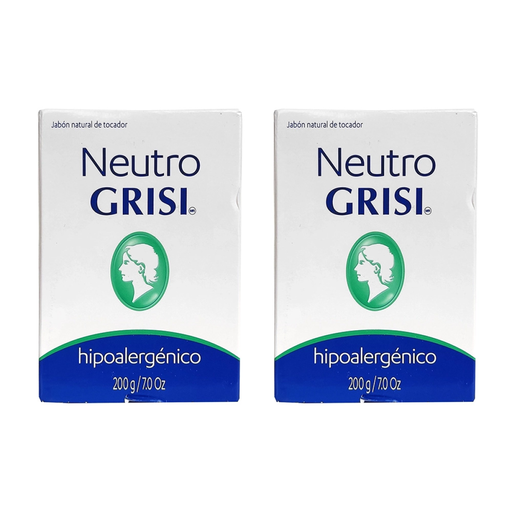 JABON GRISI NEUTRO 200g PACK 2pz