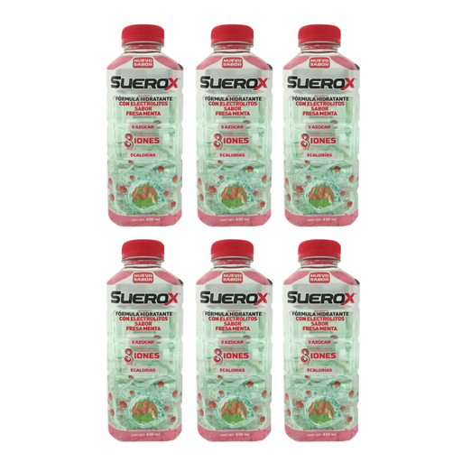 SUEROX FRESA MENTA 630 ml C/U - 6 Pzas