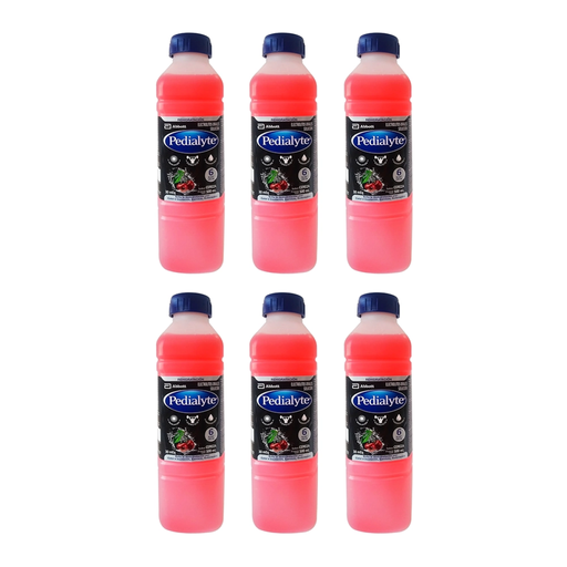 PEDIALYTE CEREZA SEIS PZS CON 500 ML C/U - 6 Piezas