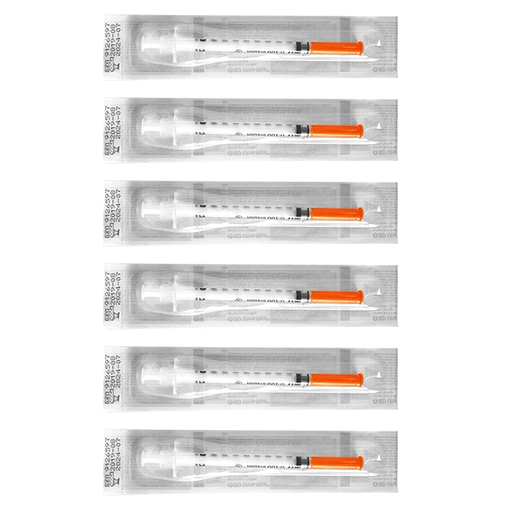 JERINGA PARA INSULINA ULTRAFINA 1mL 30g X 13mm 6pz