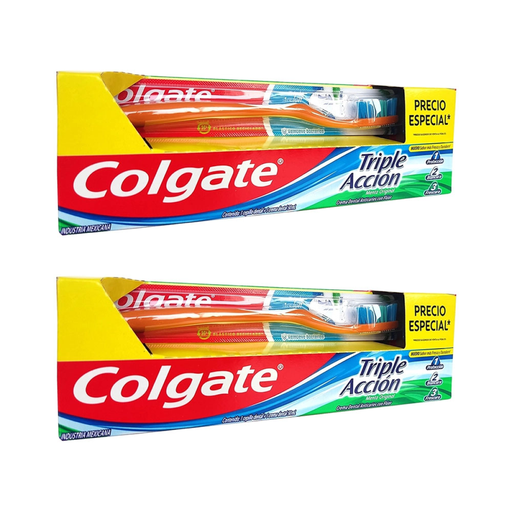 CEPILLO DENTAL COLGATE CON CREMA DENTAL 2 PACK