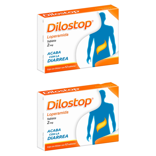DILASTOP 2 MG DOS CAJAS CON 12 TABS C/U 2 mg 28 Tableta(s)