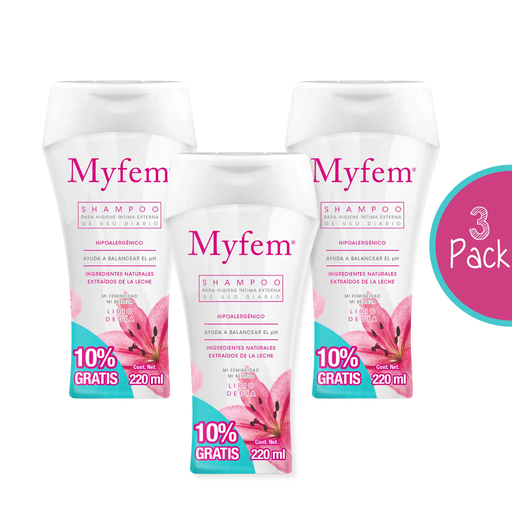 SHAMPOO INTIMO MYFEM PACK3