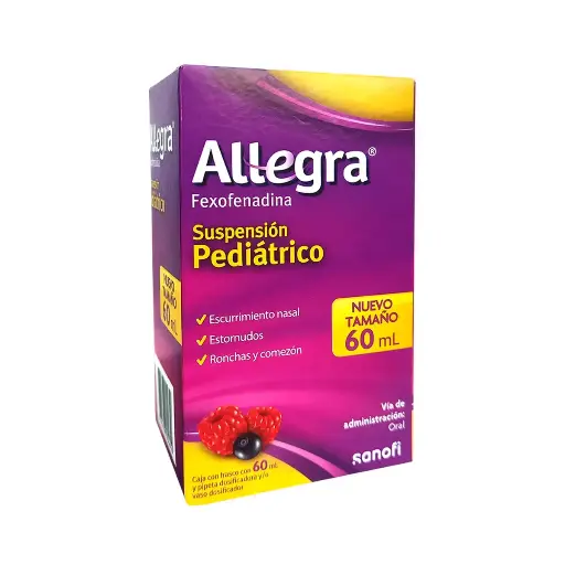 ALLEGRA SUSP PED FCO 60 ML 