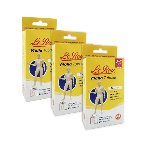 MALLA TUBULAR C6 2m LE ROY PACK 3 Pzs