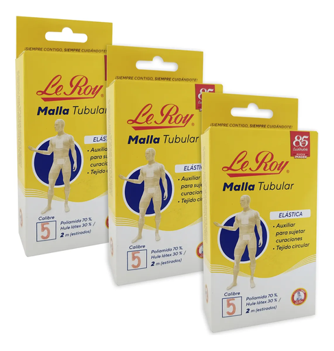 MALLA TUBULAR C5 2m LE ROY PACK 3 Pzs