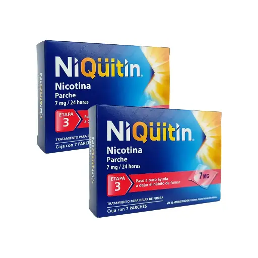 NIQUITIN E3 PACK 2  C/7 PARCHES