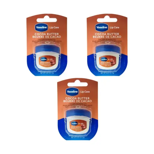 VASELINE LIP CARE COCOA PACK 3 PZAS