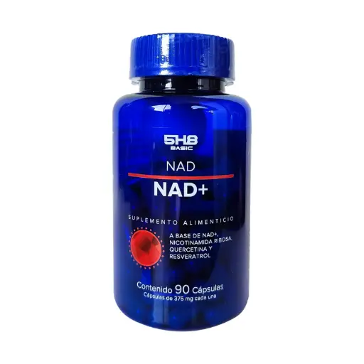 NAD + RESVERATROL 5H8 90 CAPSULAS