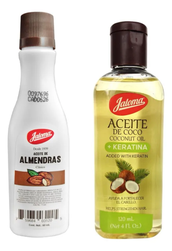 KIT ACEITE DE ALMENDRAS + ACEITE DE COCO JALOMA