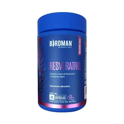  RESVERATROL 45 CAPSULAS BIRDMAN