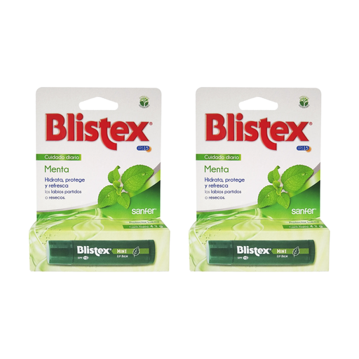 PROTECTOR LABIAL BLISTEX MENTA PACK 2 PZAS