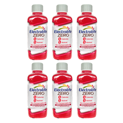 Electrolife Ponche de Frutas Zero Pack 6 