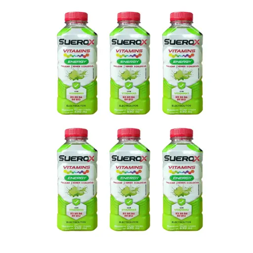 PACK 6 PZAS SUEROX VITAMINS MANZANA VERDE