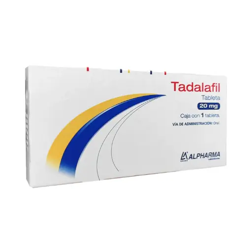 TADALAFIL 20 MG 1 TABLETA