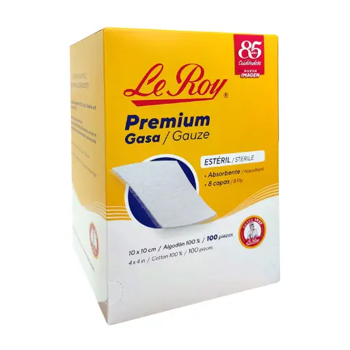 GASA PREMIUM 10m x 10cm LE ROY CAJA CON 100 Pzs