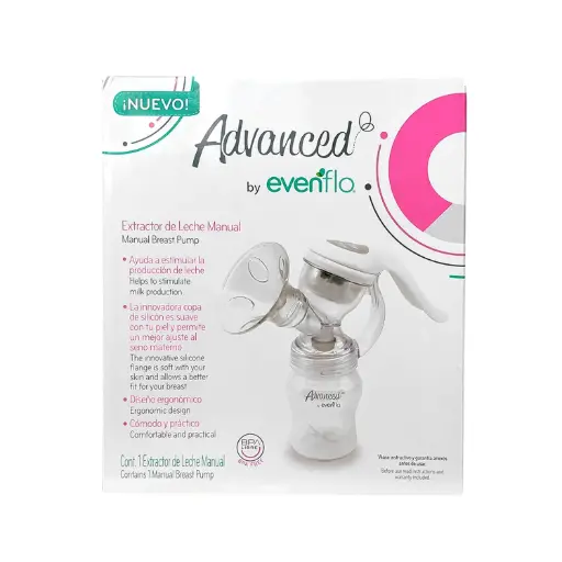 EXTRACTOR DE LECHE MANUAL EVENFLO 
