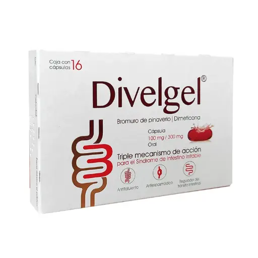 DIVELGEL 100/300 MG 16 CAPSULA(S)