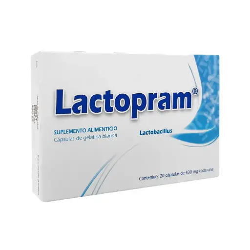 LACTOPRAM LACTOBACILLUS 430 mg 20 Cápsulas