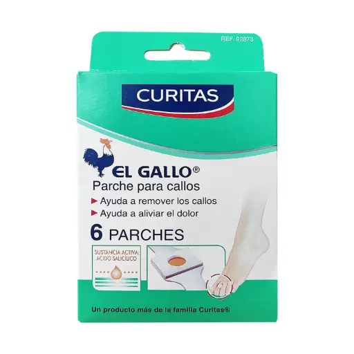 PARCHE PARA CALLOS EL GALLO CURITAS 6pz