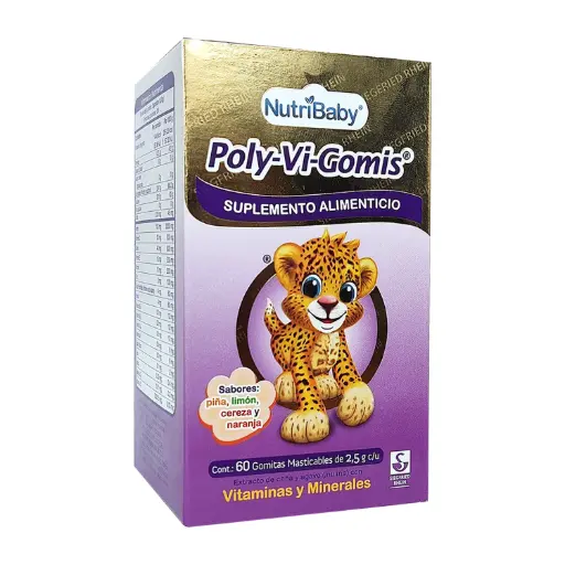 NUTRIBABY POLY-VI-GOMIS 60 GOMITAS 