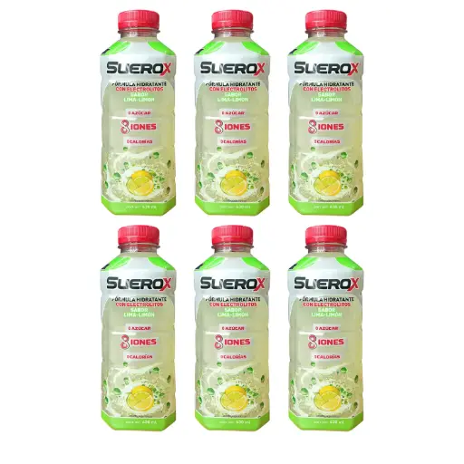 SUEROX LIMA-LIMON 630 ML - PACK 6 Piezas