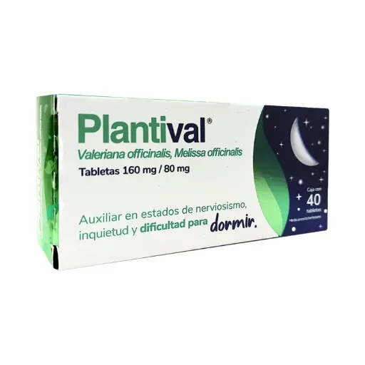 PLANTIVAL 160mg / 80mg  40 TABLETAS