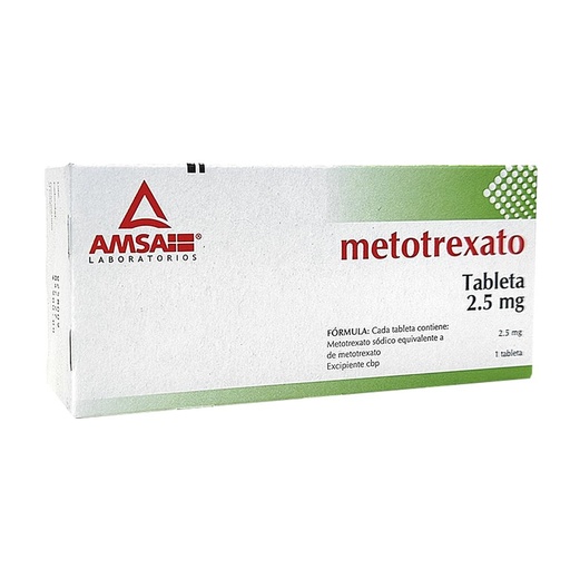 Metotrexato 2.5 mg 50 Tabletas
