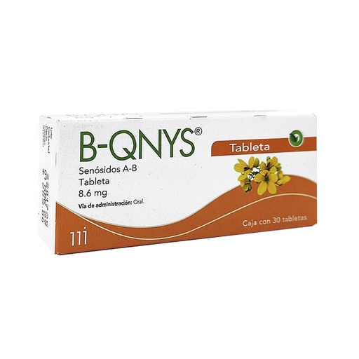 B-QNYS 8.6 MG 30 TABLETAS