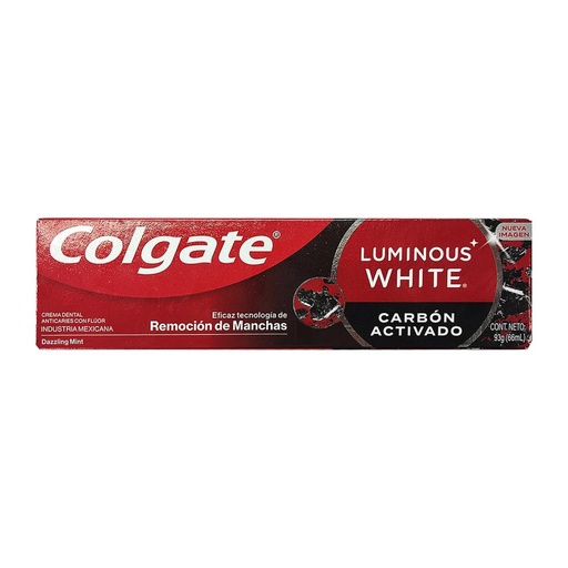 PASTA DENTAL COLGATE LUMINOUS WHITE CON 66 ML - 1 Pieza