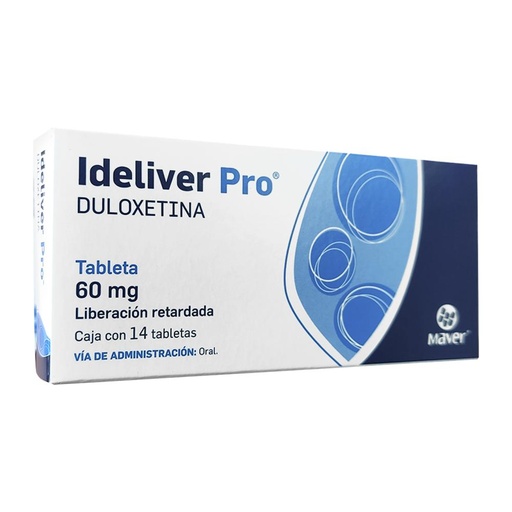 IDELIVER PRO 60 MG 14 TABLETAS