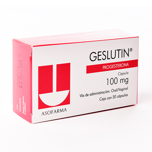 GESLUTIN 100 mg 30 Cápsula(s)