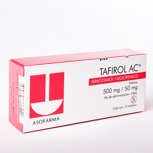 TAFIROL AC 500/50 mg 15 Tableta(s)