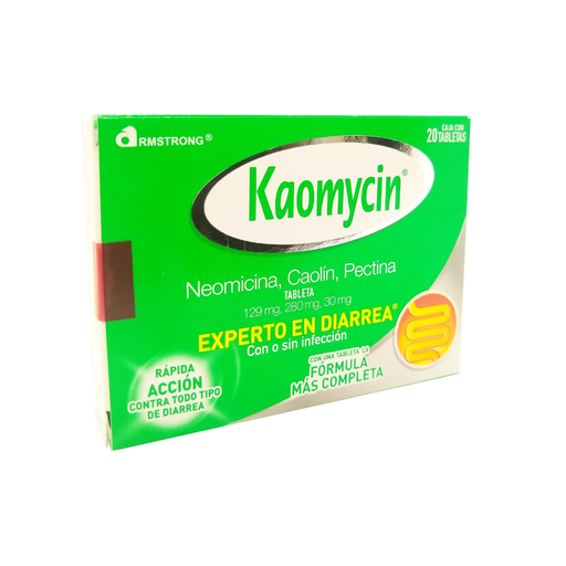 KAOMYCIN 129/280/30 mg 20 Tableta(s)