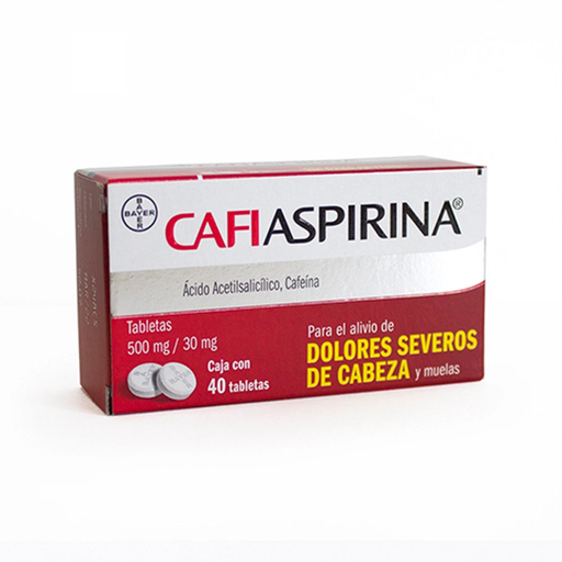CAFIASPIRINA 500/30 mg 40 Tableta(s)