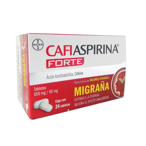 CAFIASPIRINA FORTE 650/65 mg 24 Tableta(s)