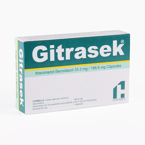 GITRASEK 33.3/166.6 mg 12 Cápsula(s)